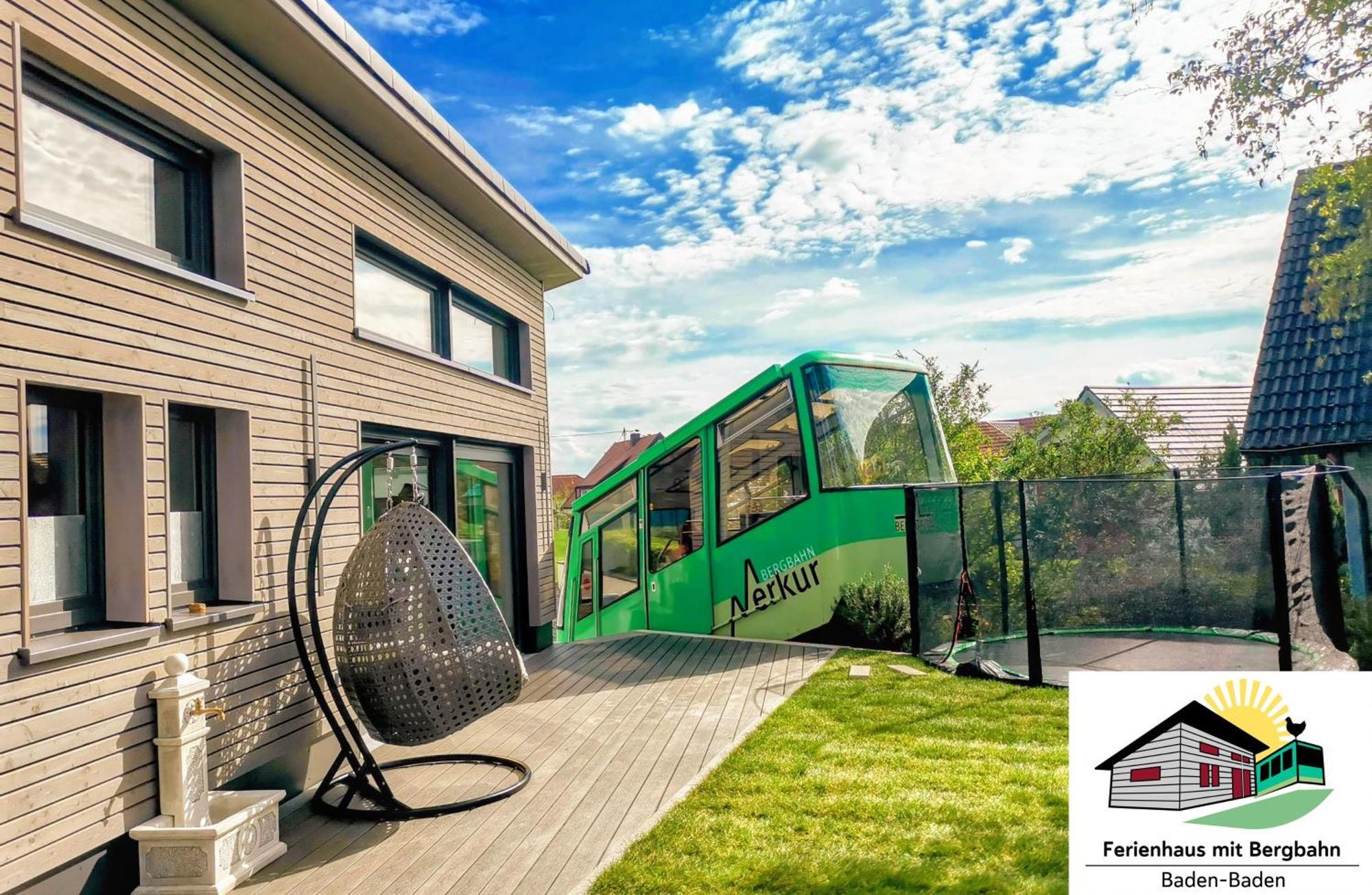 Exklusives Holzhaus Mit Bergbahn - Baden-Baden Im Schwarzwald Villa Ngoại thất bức ảnh